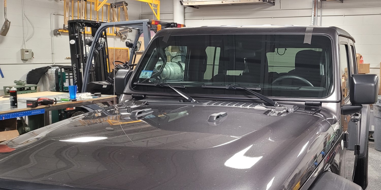 Windshield Replacement on a 2020 Jeep Wrangler - Titan Auto Glass