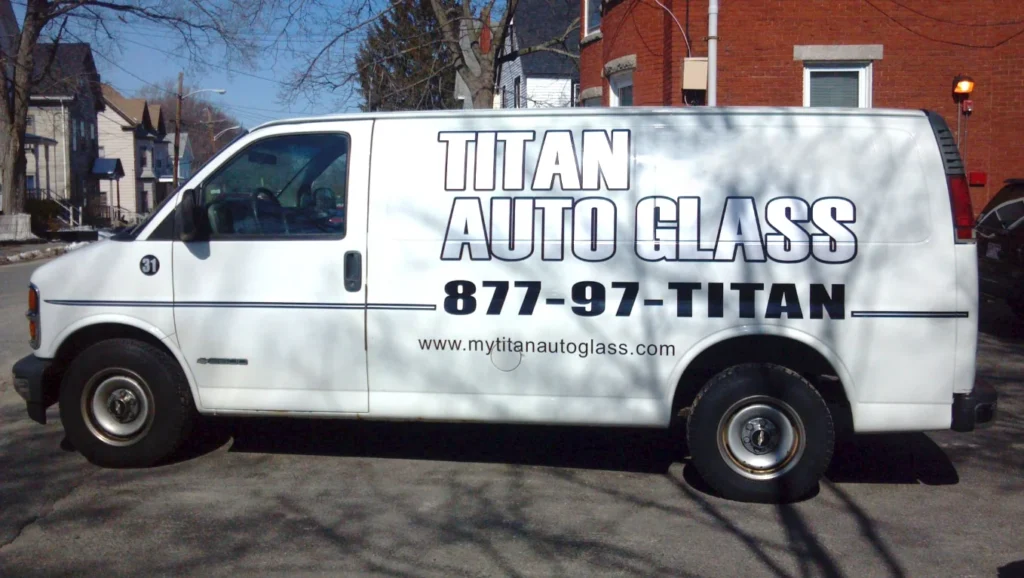 the Titan Auto Glass van